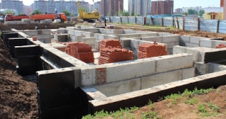 Фундаменты промышленных зданий в Краснокаменске цена от 25001 руб. - заказать строительство фундамента промздания под стальные колонны